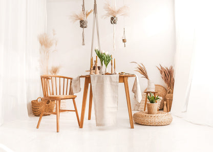 Lot de 2 bougeoirs coniques en bois tournés à la main – Design chêne classique
