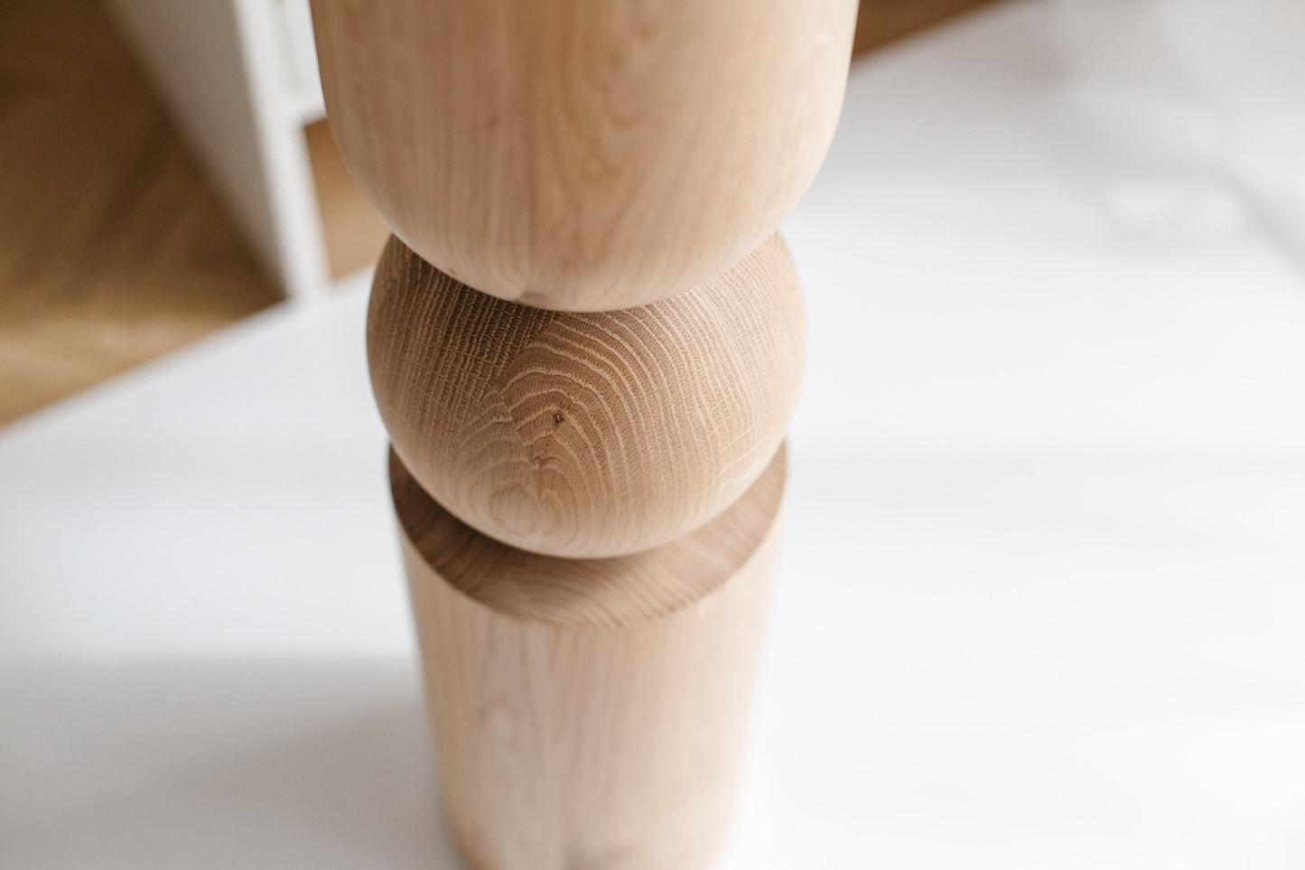 Grands pieds de table et de bar en bois – Pieds de meuble faits à la main, lot de 4, H690 mm