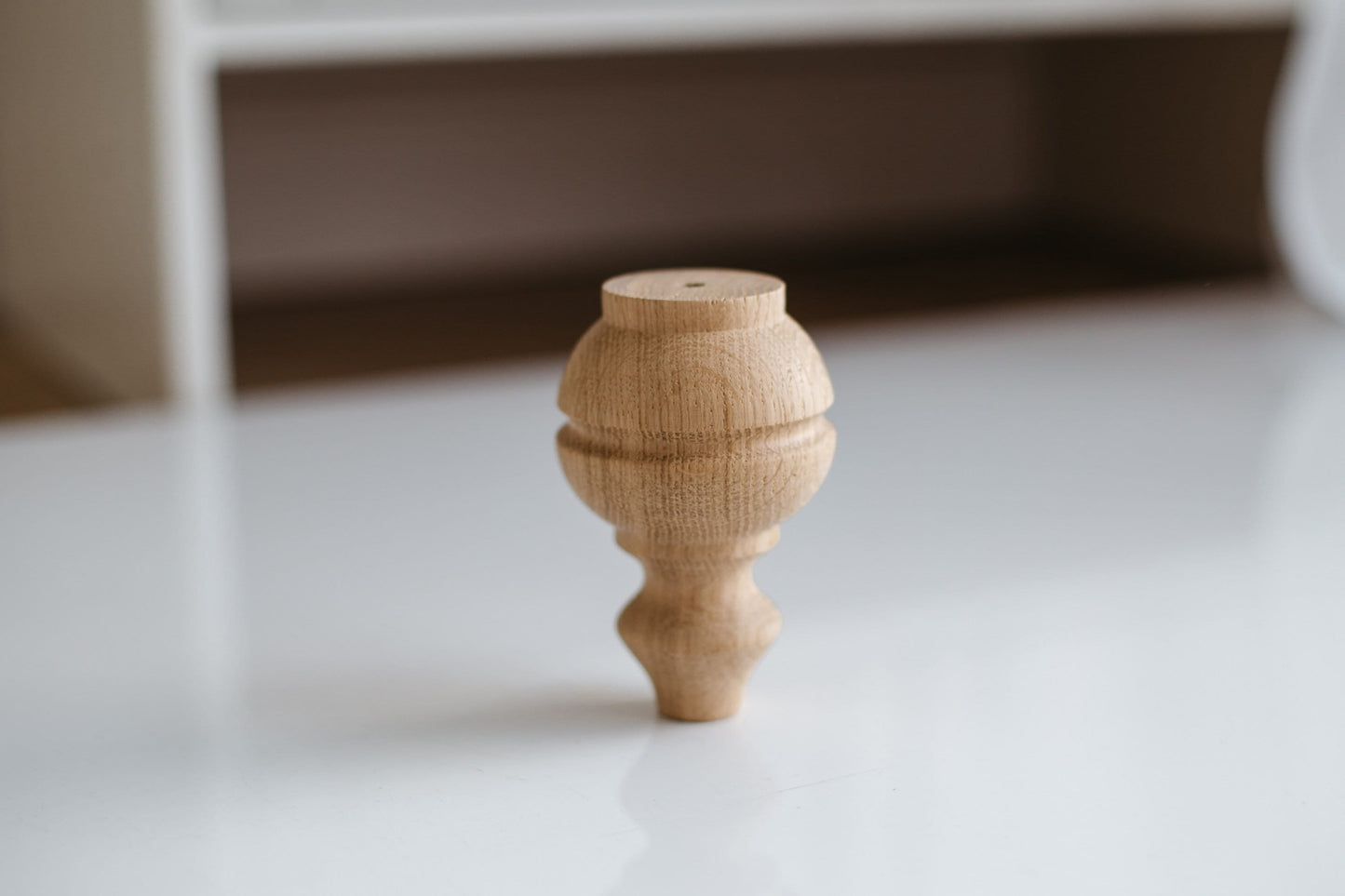 Pieds de meubles en bois de style scandinave – Design conique minimaliste, H100 mm