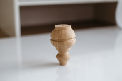 Pieds de meubles en bois de style scandinave – Design conique minimaliste, H100 mm