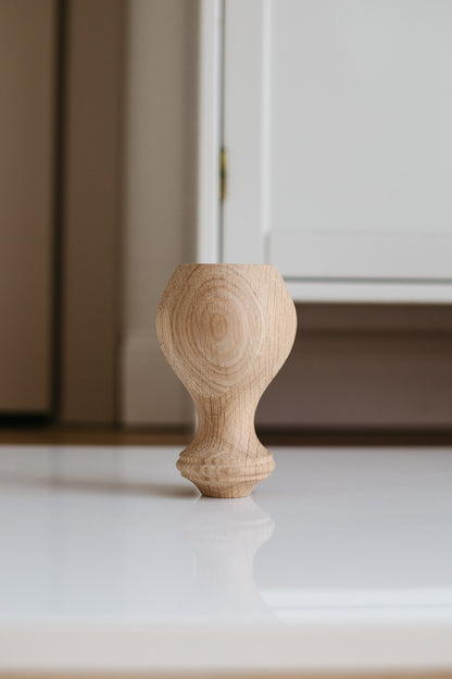 Pieds de meuble en bois – Pieds de canapé et d'armoire, design tourné, H150 mm