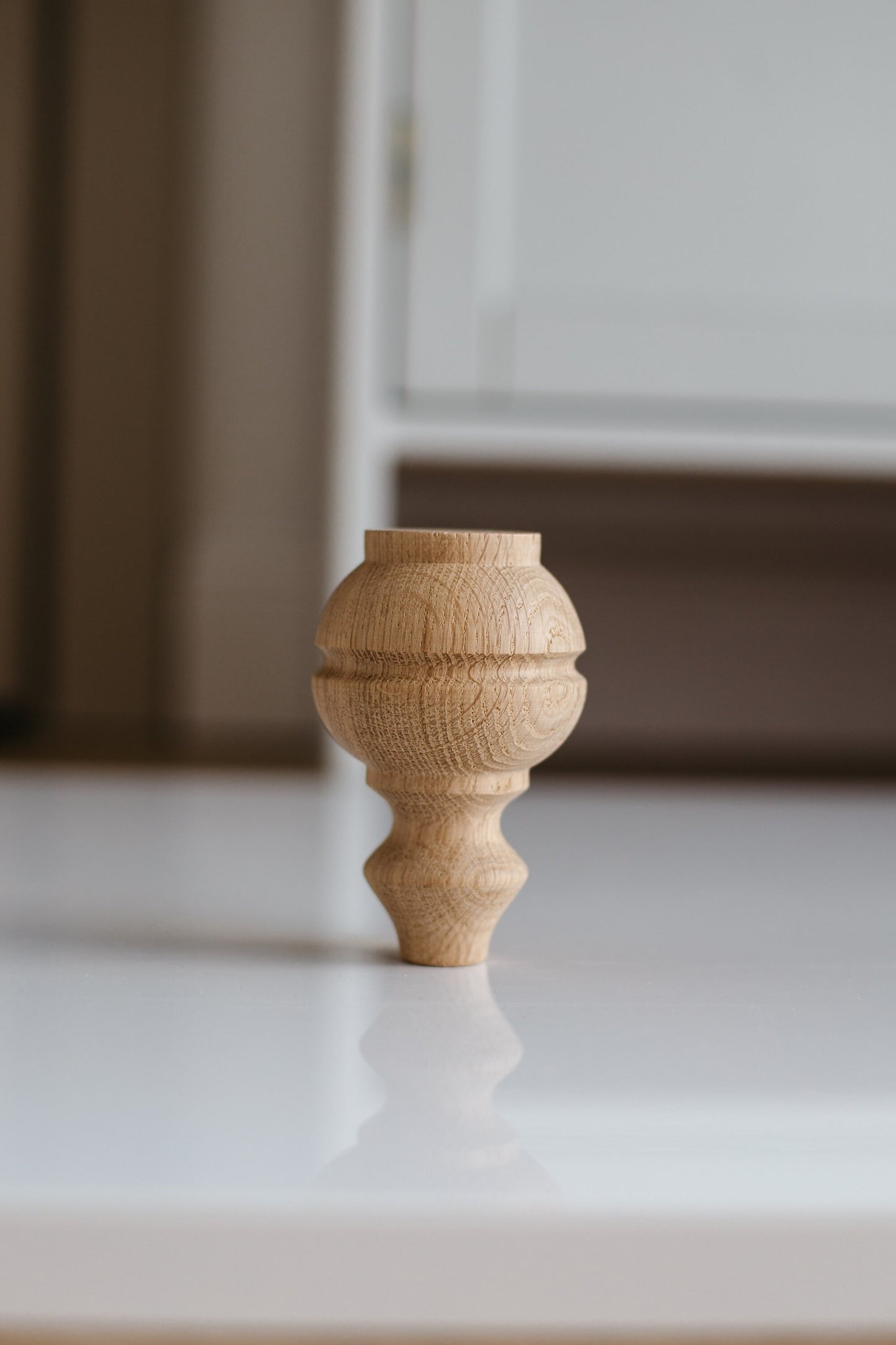 Pieds de meubles en bois de style scandinave – Design conique minimaliste, H100 mm