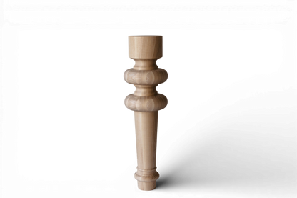 Pied de meuble de table en bois – Pied de support fait main, H710 mm