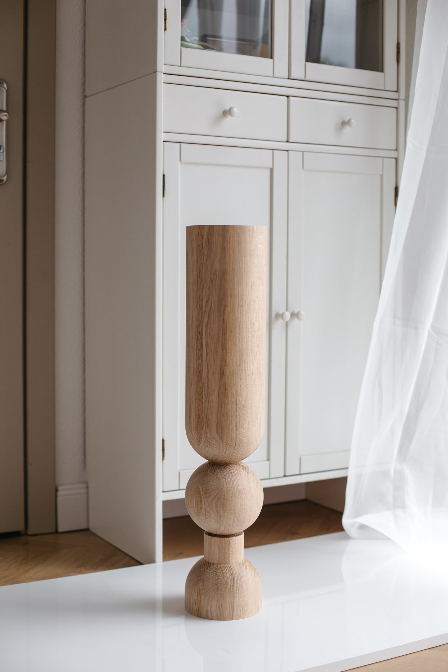 Grands pieds de table et de bar en bois – Pieds de meuble faits à la main, lot de 4, H690 mm