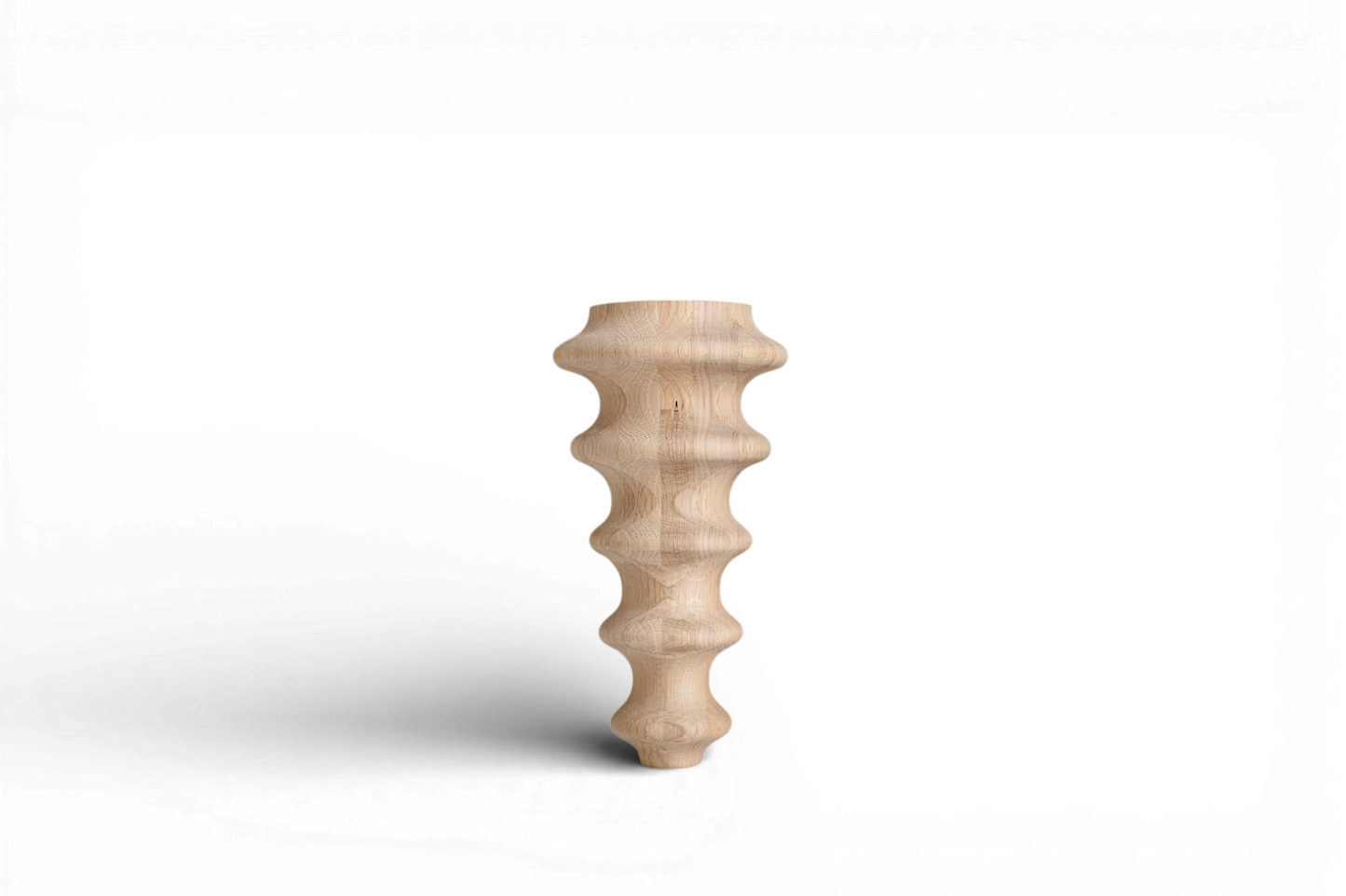Pieds de meuble en bois – Design classique, faits main, H250 mm