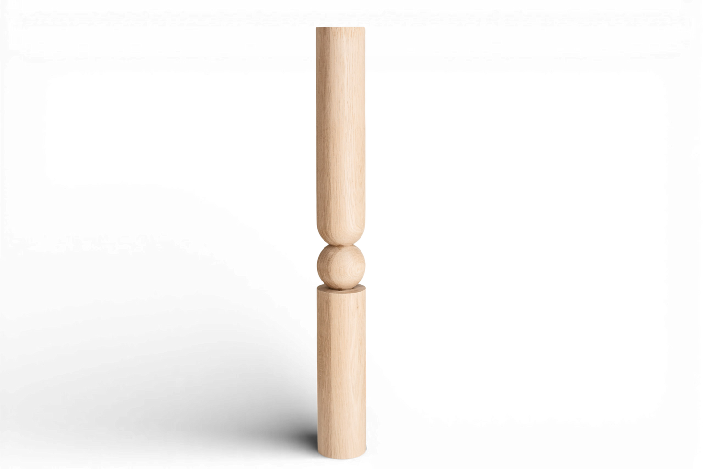 Pied de table et de bar en bois – Support de meuble fait à la main, H890 mm