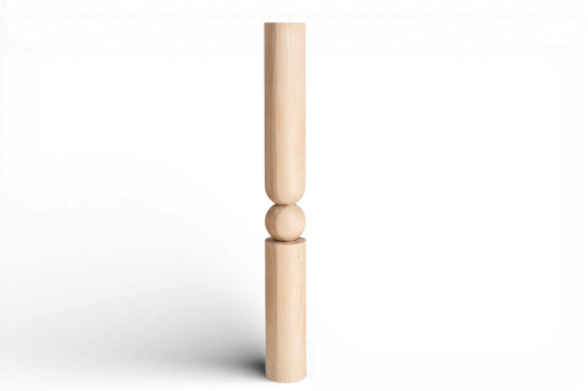 Pied de table et de bar en bois – Support de meuble fait à la main, H890 mm
