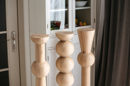 Pieds de table et de bar en bois – Pieds de meubles faits à la main, lot de 3, H1100 mm