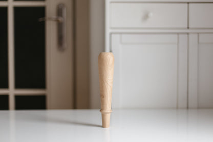 Pieds de meuble en bois – Design classique, faits à la main, H225 mm