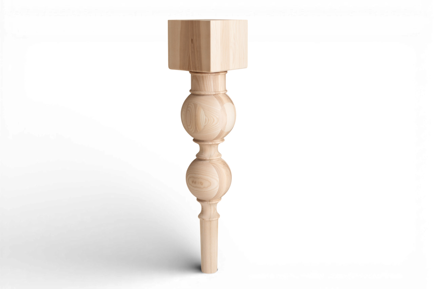 Pied de support pour bar et table de petit-déjeuner en bois – Base de meuble faite à la main, H890 mm