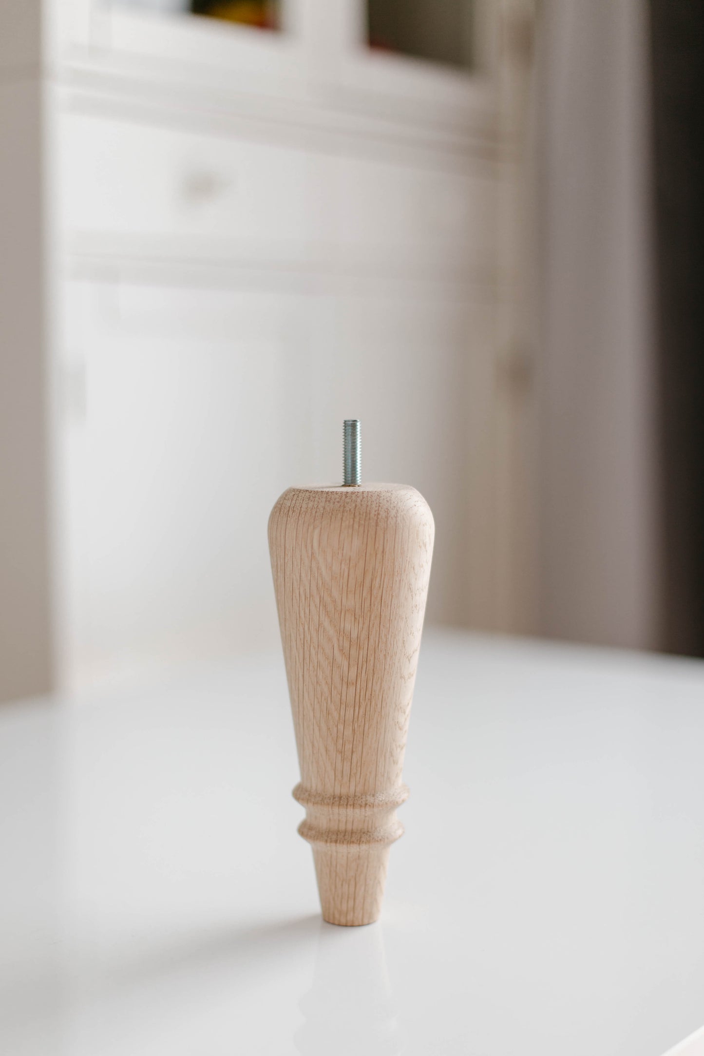 Pieds de Meuble Classiques en Bois – Pieds de Support Faits Main, H180 mm