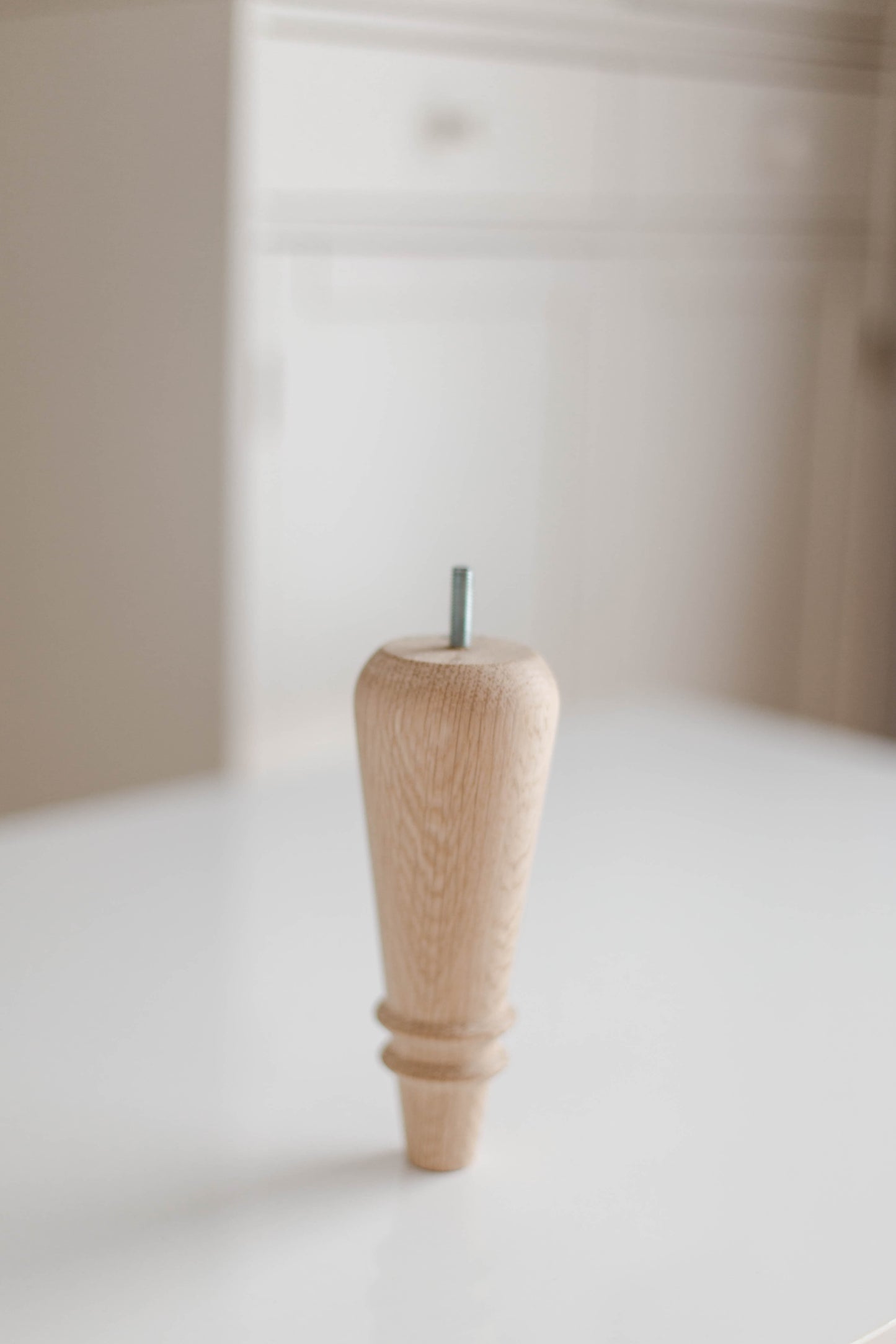Pieds de Meuble Classiques en Bois – Pieds de Support Faits Main, H180 mm