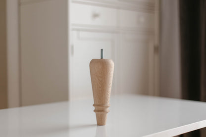 Pieds de Meuble Classiques en Bois – Pieds de Support Faits Main, H180 mm