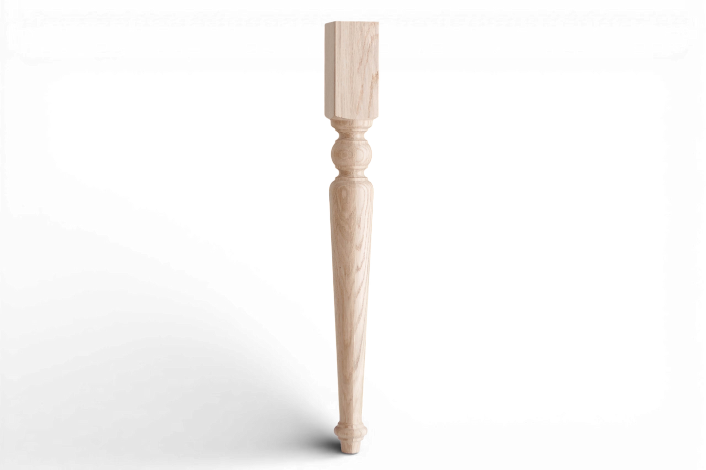 Pied de support de table en bois – Base de meuble fabriquée à la main, H840 mm