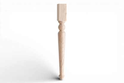 Pied de support de table en bois – Base de meuble fabriquée à la main, H840 mm