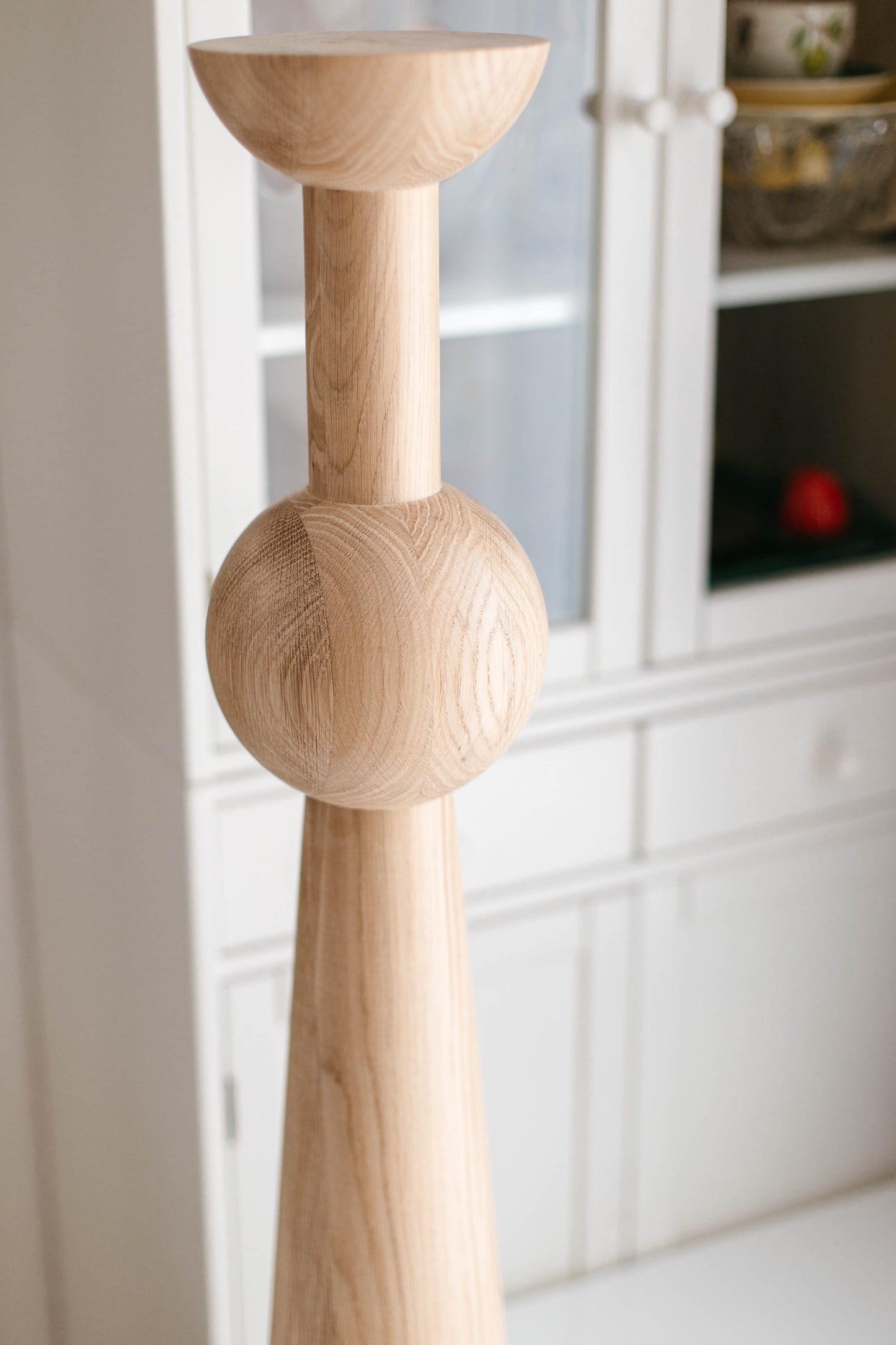 Pied de table et de bar en bois – Support de meuble fait main, H880 mm