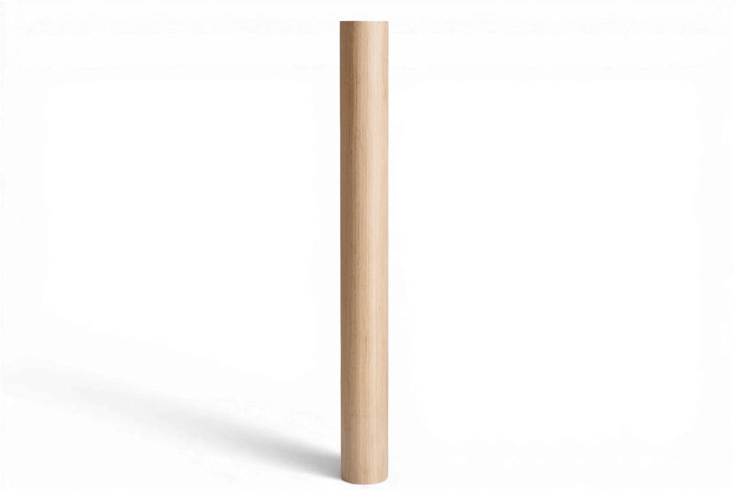 Pied de Meuble Rond en Bois – Support Lisse Droit pour Table & Bar, H900 mm