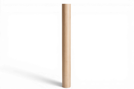 Pied de Meuble Rond en Bois – Support Lisse Droit pour Table & Bar, H900 mm