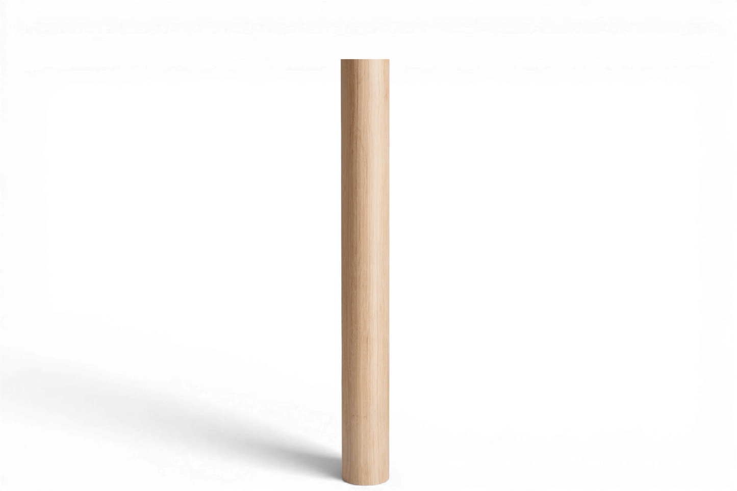Pied de meuble rond en bois – Pied droit pour table et bar, H860 mm