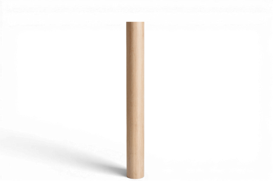 Pied de meuble rond en bois – Pied droit pour table et bar, H860 mm