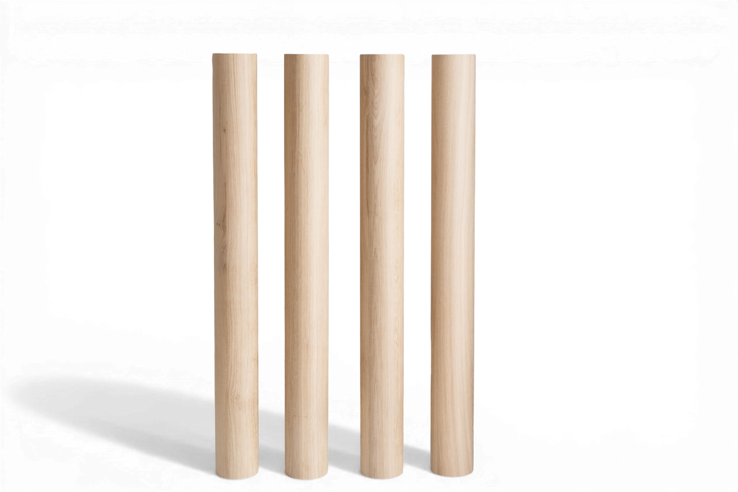Pieds de Meuble en Bois Massif – Pieds de Table Droits Faits Main, Lot de 4, H900 mm