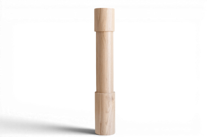 Pied de table et de bar en bois – tourné, H775 mm