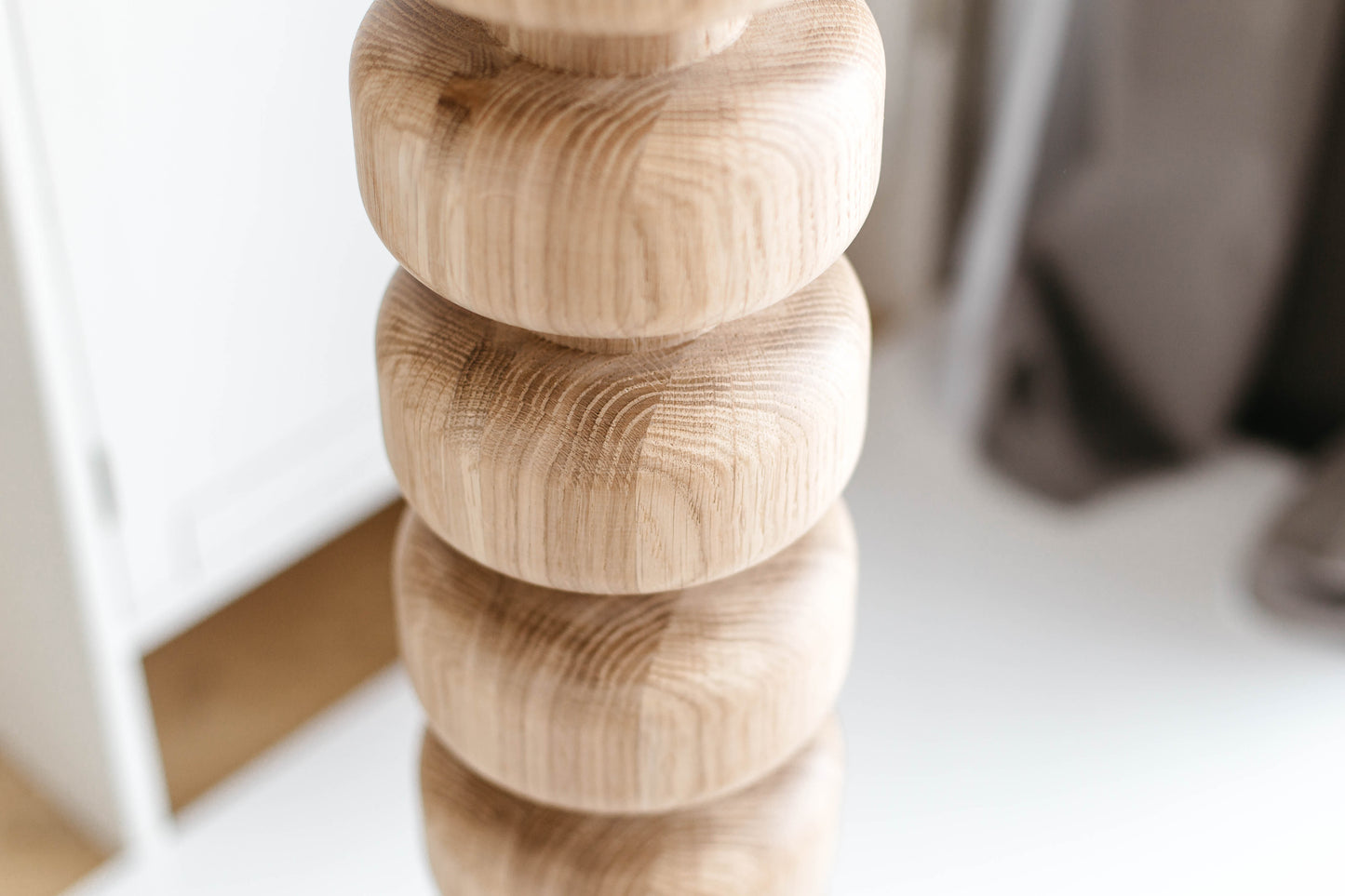 Pied d'îlot de cuisine en bois avec base - H876 mm