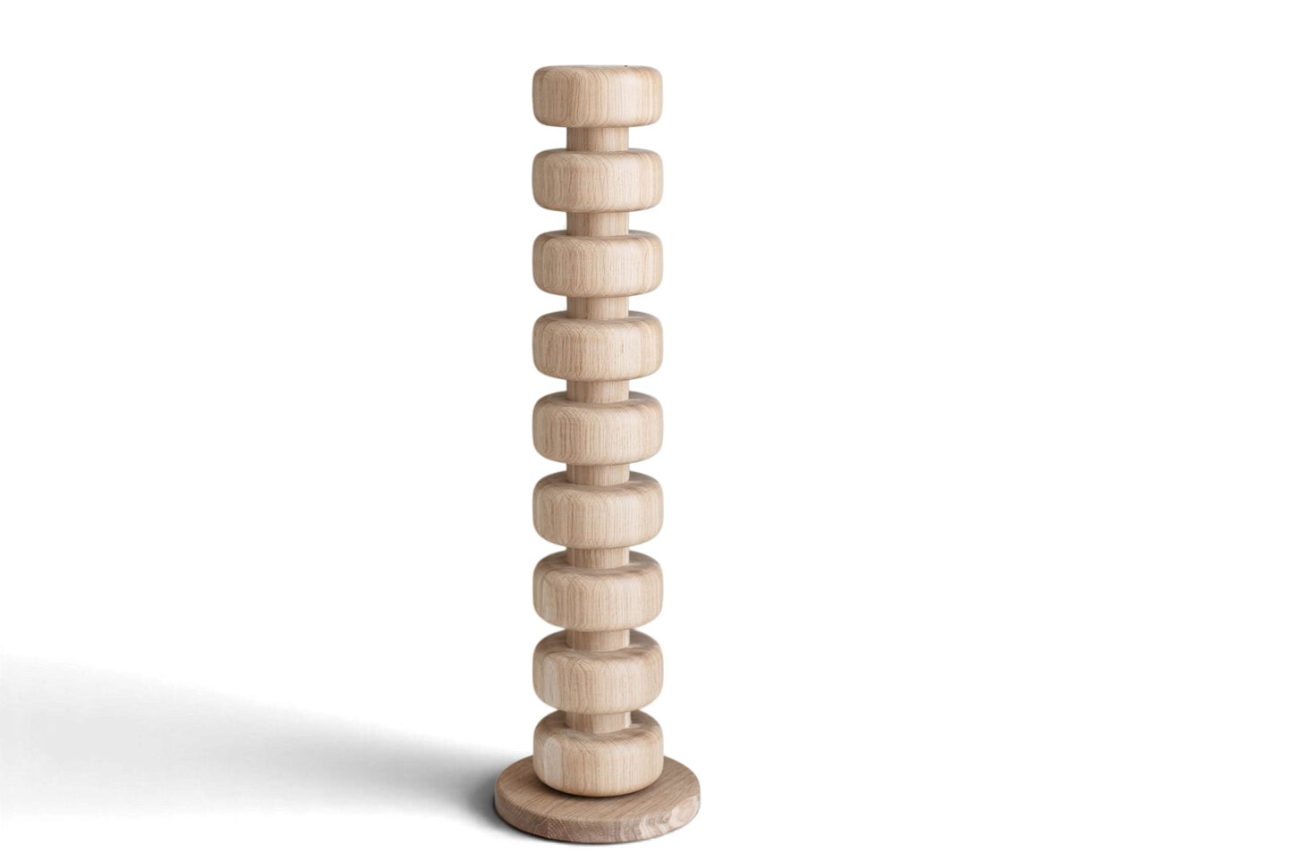 Pied d'îlot de cuisine en bois avec base - H876 mm
