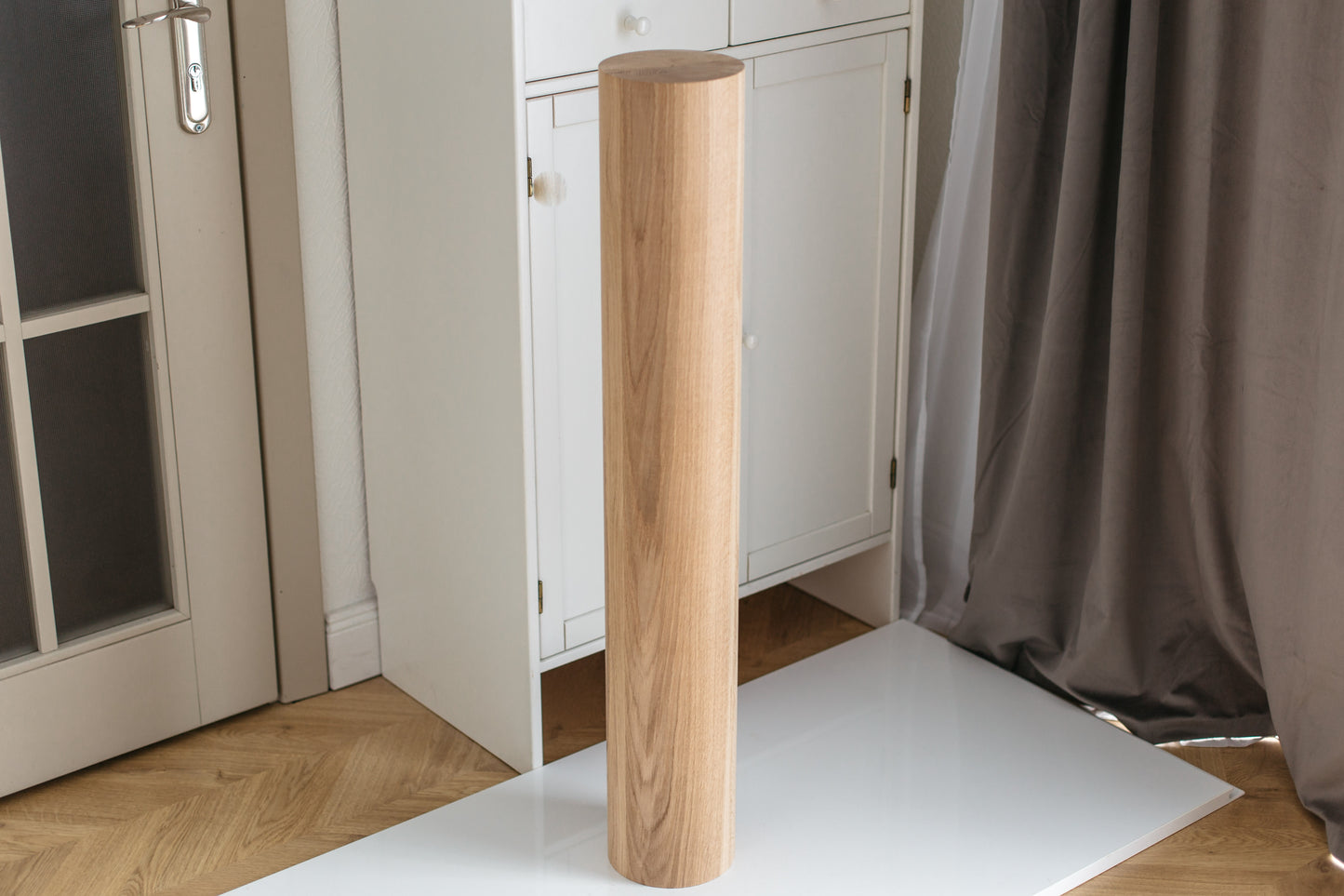 Round Wooden Furniture Leg – Straight Bar Leg, H960 mm