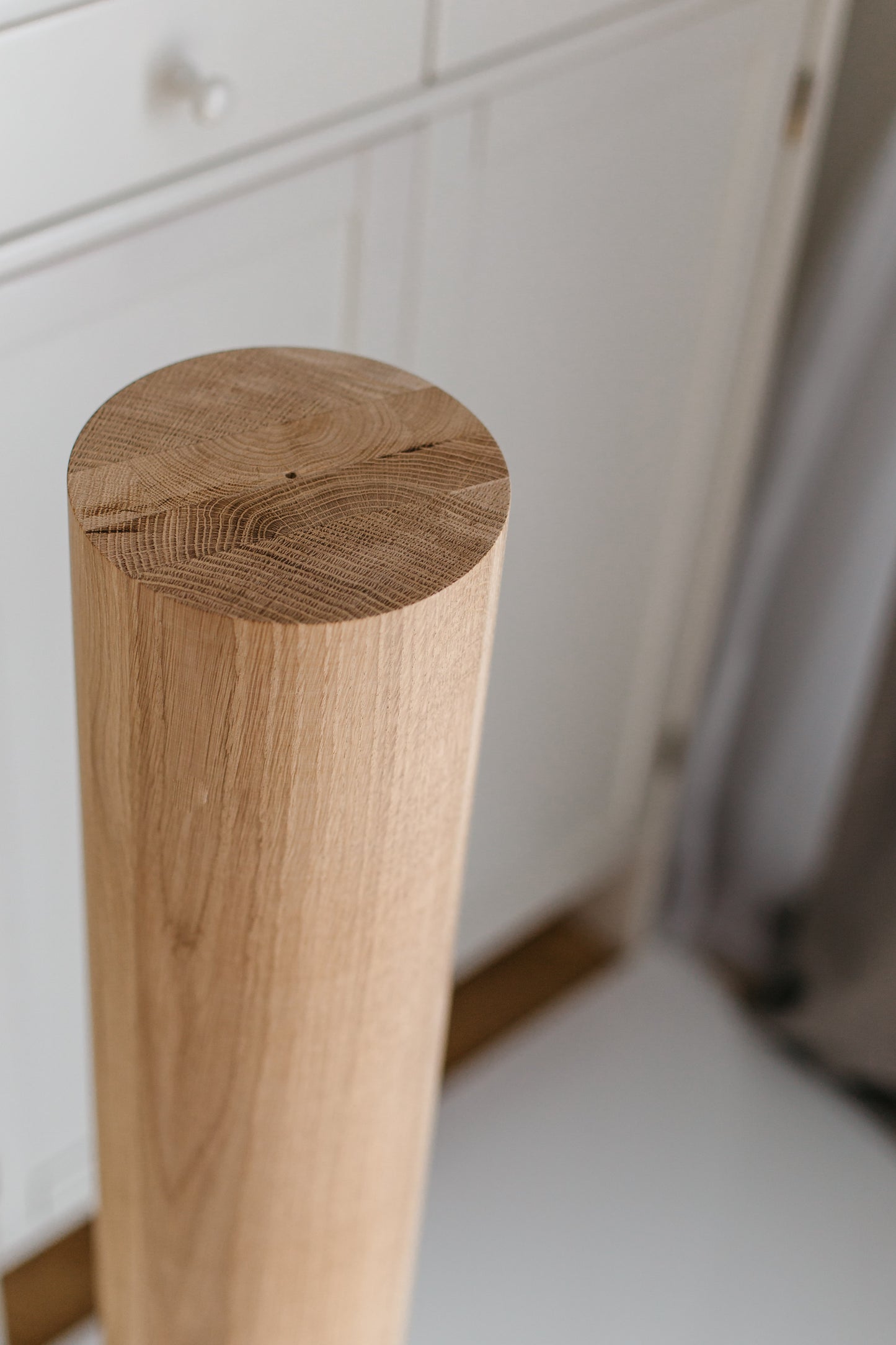 Round Wooden Furniture Leg – Straight Bar Leg, H960 mm