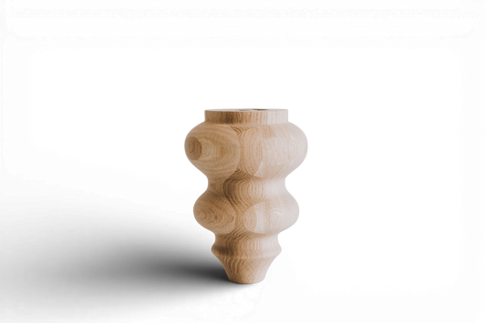Pieds de meuble en bois – Design classique, faits main, H185 mm