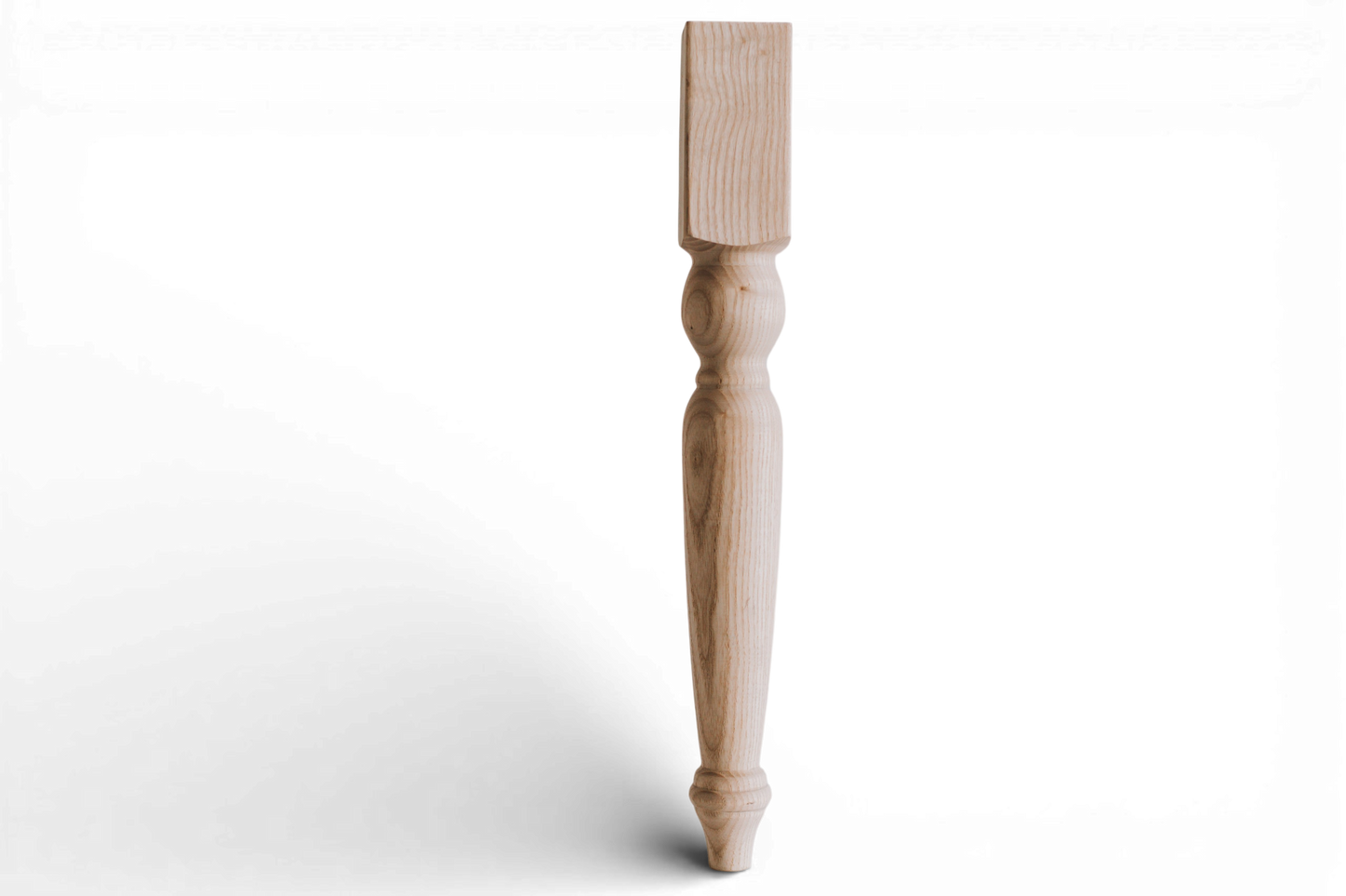 Pieds de meuble en bois – Style classique, faits à la main, H350 mm