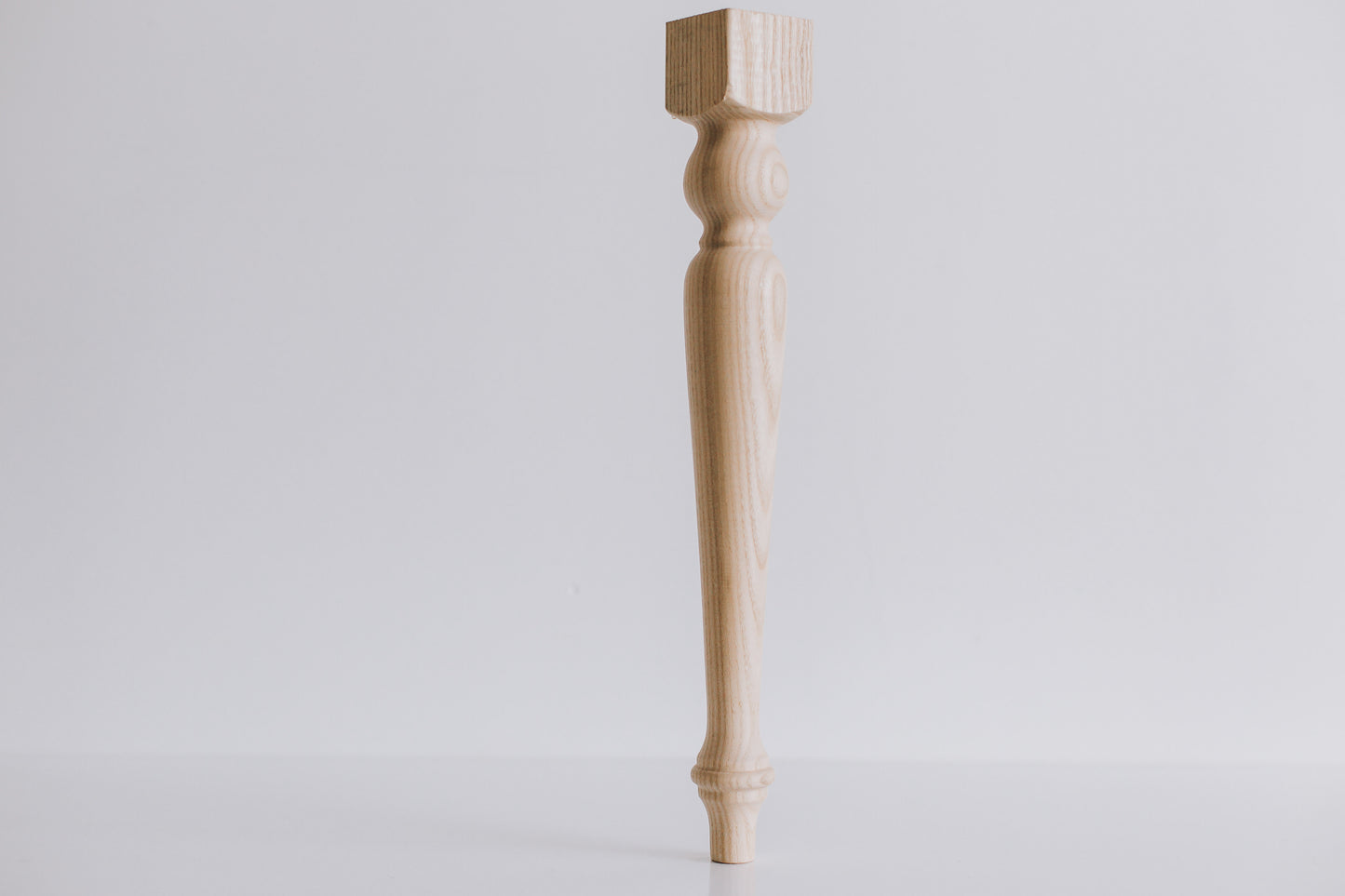Pieds de Meuble en Bois – Style Classique, Faits Main, H385 mm