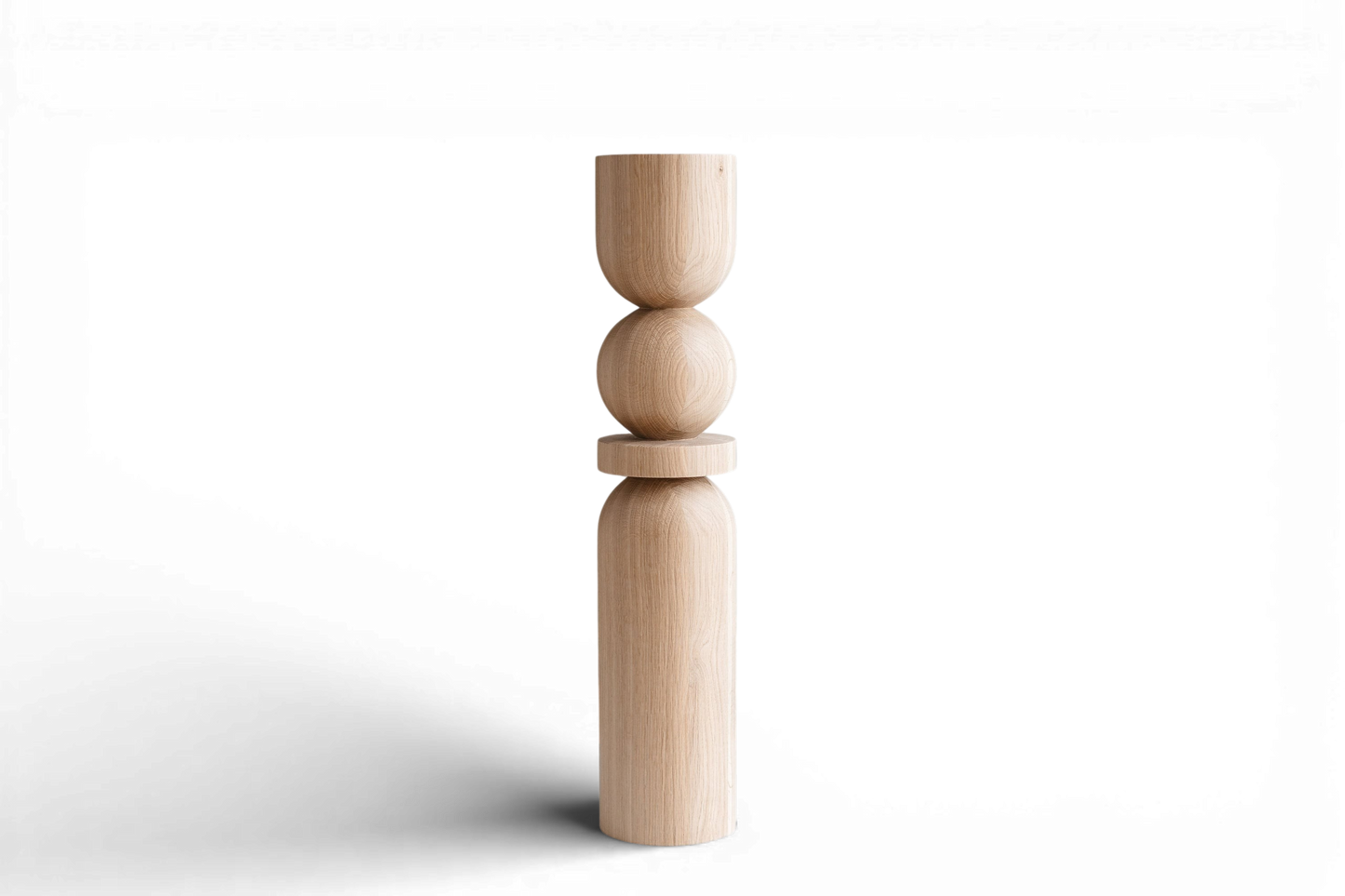 Pied de meuble en bois pour table et bar, H690 mm
