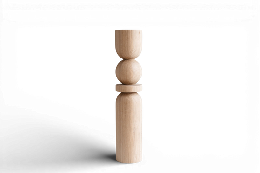 Pied de meuble en bois pour table et bar, H690 mm