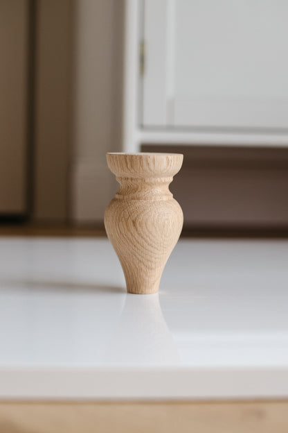 Pieds de Meuble en Bois Style Scandinave – Design Conique Élégant, H120 mm